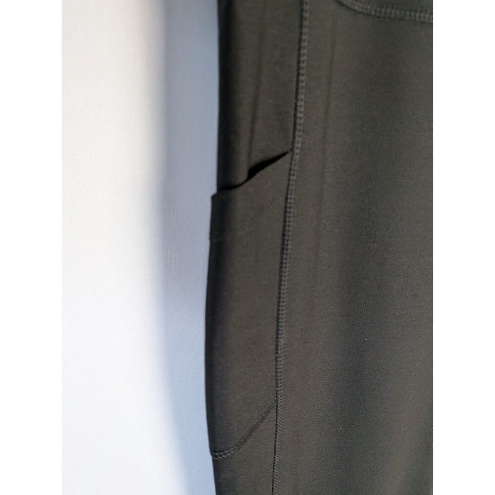 AVIA Cropped Leggings Womens XL Yoga Gym Exercise Black Stretch Mesh Detail - Picture 6 of 14